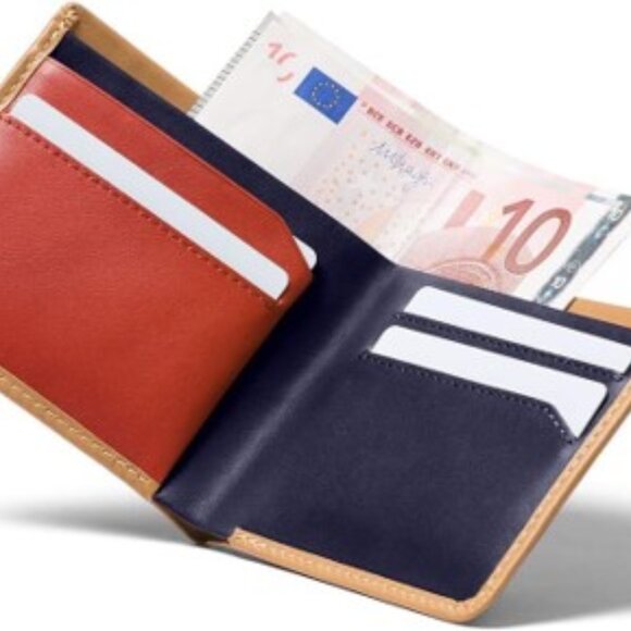 [UNUSED] Bellroy Square Slim Leather Wallet (Max. 12 Cards and Flat Bills) - Tan - Picture 3 of 6